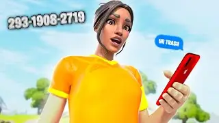 i put my PHONE NUMBER in my FORTNITE NAME... (part 6)