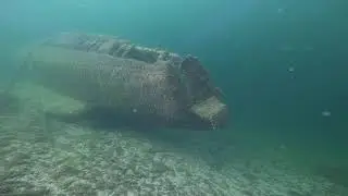 Starnberger See Tauchen zum Segelboot Wrack in Berg