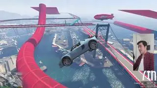 GTA 5 ARABA PARKUR OYUNUNDA YARIŞ YAPTIK