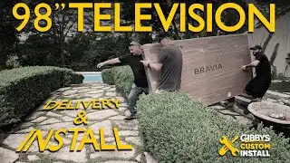 98 Inch TV Delivery & install | Gibbys Electronic Supermarket
