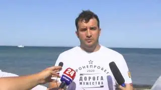 Бронетранспортер БРДМ-2 УТОНУЛ В КЕРЧЕНСКОМ ПРОЛИВЕ
