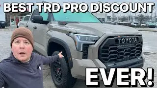The Best 2025 Toyota Tundra TRD Pro Discounts I’ve Ever Seen!