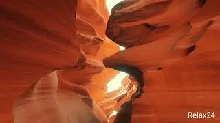 3 minute antelope canyon 4k with stress relief music _ grand canyon national park