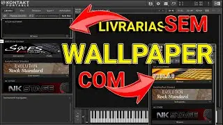 Como adicionar WALLPAPER na LIBRARY do kontakt