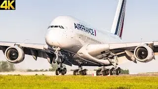 [4K] Runway 09L in Paris CDG airport