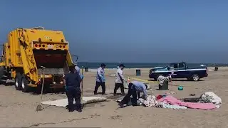 Desmantelan campamento de indigentes en Playa del Rey