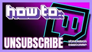 How to Unsubscribe on Twitch QUICK & EASY | Twitch Tips 2022