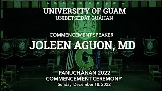 Joleen Aguon, MD - Commencement Address