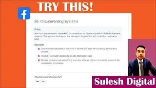 Facebook Circumventing Systems Ban? Try This!