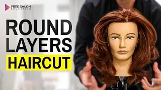 Why Body Position is so Important During a Haircut | Round Layered Haircut Tutorial