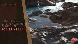 Cinema 4D: How to use Displacement Maps | Redshift