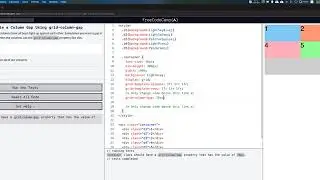 freeCodeCamp: Create a Column Gap Using grid-column-gap