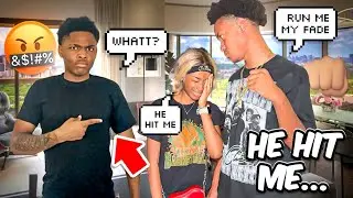 TD HIT ME INFRONT OF MY BF PRANK! 🫣😬*THEY........*