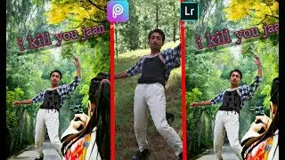 Cute Girl Shooting Boy PicsArt editing tutorial 2019
