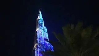 Burj Khalifa – Light Show (Dubai 2018)