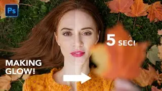 Glowing SKIN in 5 Sec! - Photoshop Tutorial