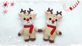 🦌 RENITO NAVIDEÑO AMIGURUMI / CALENDARIO DE ADVIENTO DIA # 18 / TUTORIAL PASO A PASO 🦌