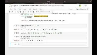 091 - Removing Duplicates using Set in Python