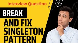 how to implement singleton correctly | design patterns | student technique