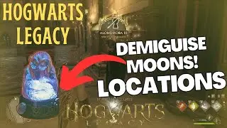 Demiguise MOON Locations to get ALOHOMORA level 3 in Hogwarts Legacy