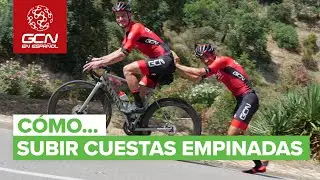 Cómo subir cuestas empinadas en bicicleta