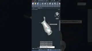 AutoCAD 3D, 3D Modeling, revolve command with reverse 