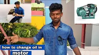 how to change oil in compressor(bore) motor | Assault Arun