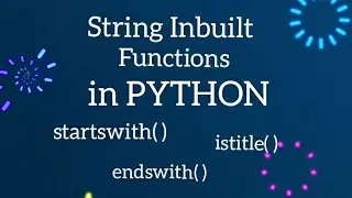 String inbuilt functions in 