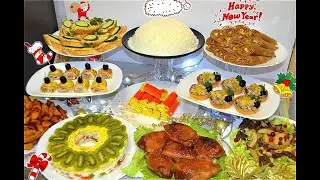 Бюджетный НОВОГОДНИЙ СТОЛ 2024🎄 ! Праздничный стол на Новый Год 2024 ! Меню на Новый ГОД 2024 !!!