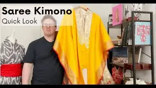 DIY Yukata or Kimono: Transforming a Saree into a Stunning Kimono