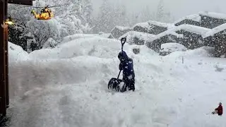Germany under snow! snowfall, freezing airports and planes in munich!