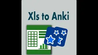 excel Xls to Anki