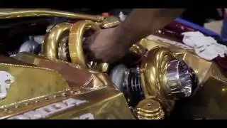 Honda Accord 24k Powder Coated Gold Twin Turbo Installation