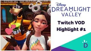 Goofy is Husbando? 💕 Twitch VOD Highlights - Disney Dreamlight Valley [Ep1]