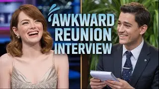 EMMA STONE'S Awkward Reunion with Reporter Who Got Her Name WRONG!