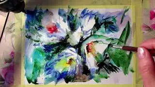 Акварель Ольги Руссу. Watercolor/Olga Russu