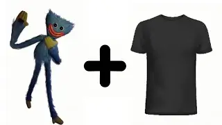 Huggy wuggy + ⚫ T - shirt = ??? || Poppy Playtime animation.