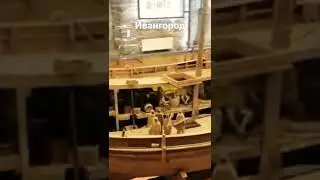 Макет старого корабля