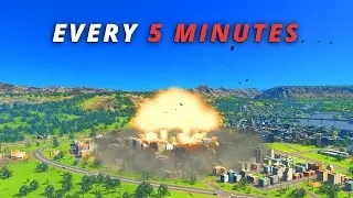 Cities Skylines But Every 5 Minutes a Disaster Happens!
