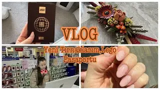 #Vlog | Makyaj ve Aksesuar Alışverişim,Yeni Tırnaklarım,Kızımla Lego Yaptık,Lego Pasaportu #vlogs