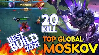 20 KILL - Moskov RIP SAVAGE | New Meta Moskov S19 | Best Build Moskov | Top Global Moskov ~ MLBB