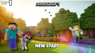 My first day at Minecraft and this happened ! || INCIATO