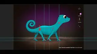 "Chity"  four legged Character animation Test using DUIK and Puppet pin in AE By Dumindu Hearath