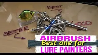 Airbrush for lure painting
