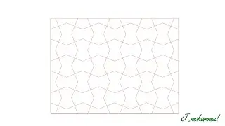 New method to draw Islamic geometric pattern 3