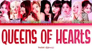Vietsub | Queen of Hearts - TWICE (Color Coded Lyrics)