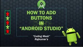 How to add button in android app|in android studio |setOnclickListner method|Button widget |