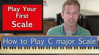 C Major Scale: Beginner Piano Lesson for Perfecting the Essential Piano Scale! Right and Left hands.