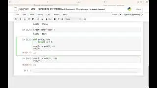 046 - User Defined Functions in Python