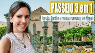 Basilica de Santa Chiara em Napoli | Um bar livraria?  🤔🍸